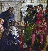 Paolo  Veronese Family of Darius before Alexander Sweden oil painting artist